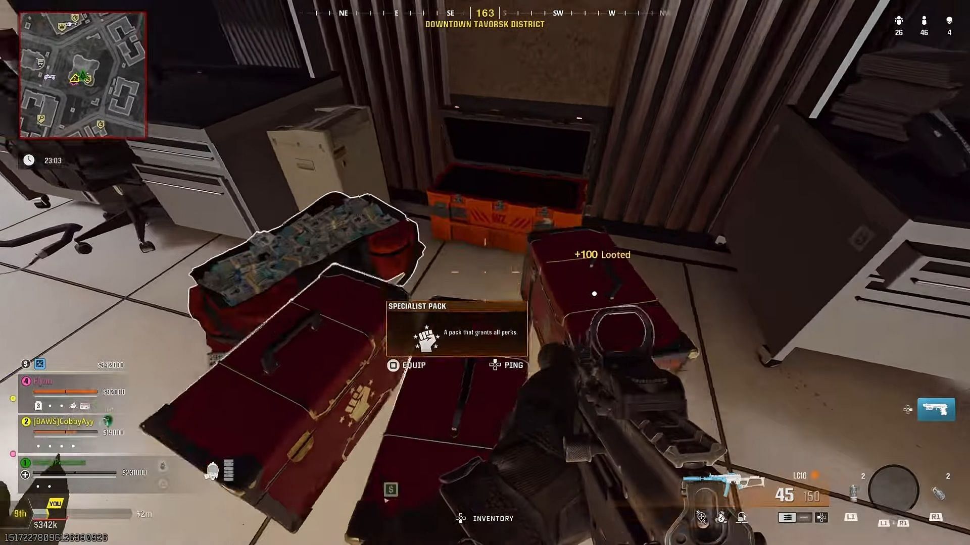 Exploring the rewards for completing the Overlook Secret Room Easter egg in Verdansk (Image via Activision || @Geeky Pastimes on YouTube)